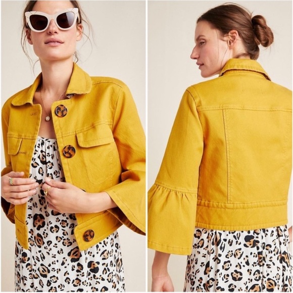 Anthropologie Jackets & Blazers - Anthropologie flounce jacket